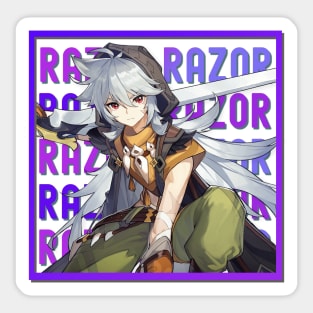 Genshin Impact Razor Sticker